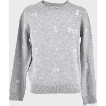 Jersey de bebé niño en gris de algodón
