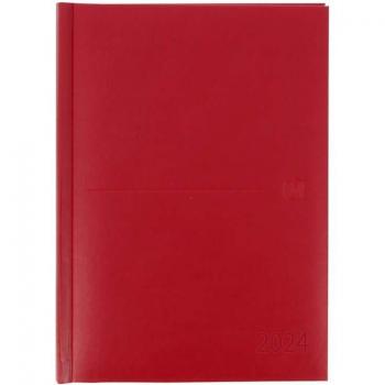 Agenda Oxford A5 Classic día/página 2024 rojo