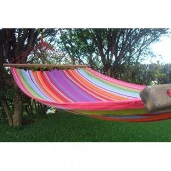 Caribe grande colorido Hamaca doble multicolor XL