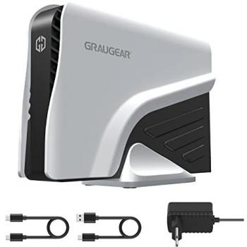 GRAUGEAR Externa HDD 8TB para PlayStation 4 y 5, USB 3.2, 3.5 pulgadas