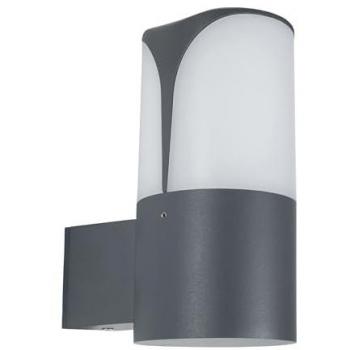 Aplique Exterior Astra Antracita de Aluminio para Bombilla E27, Ancho 9 cm