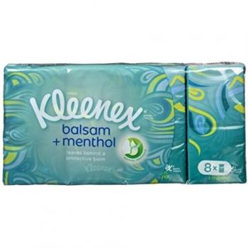 Pañuelos Kleenex Sensitive Balsam + Mentol P8