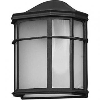 Aplique negro para Exterior en Aluminio modelo BELLATRIX Ip44 Fabrilamp