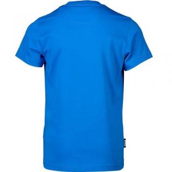 Camiseta POC Tee manga corta azul infantil 12 años, diseño de logo, estilo junior