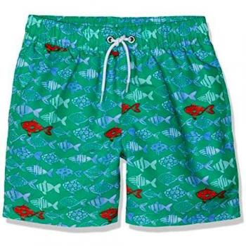 Hackett Fish Print Bañador, Verde