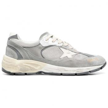 Golden Goose Men's Dad-Star Sneakers in Grey | Size 42 | GMF00558F00494460379