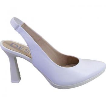 DESIREÉ SYRA2 Sandalias de mujer en piel blanca