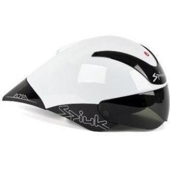 Spiuk Aizea - Casco de ciclismo, color blanco / negro, talla 53 - 61