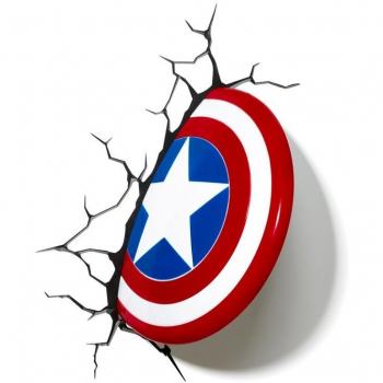Marvel Avengers Captain America 3D Light
