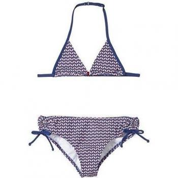 Tommy Hilfiger EX57129047 - Traje de baño de dos piezas para niñas, color blau