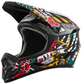 O'Neal Casco de Descenso MTB Backflip Inked Multicolor (L)