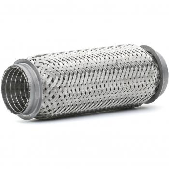 JMJ 50X200P Unión flexible, escape 50 200 para VOLKSWAGEN Golf 4, 5, Caddy 3 y OPEL Zafira B, Vectra C Caravan, Berlina - Tubo