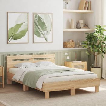 Cabecero de cama de madera multicapa Sonoma Roble 135x190 cm