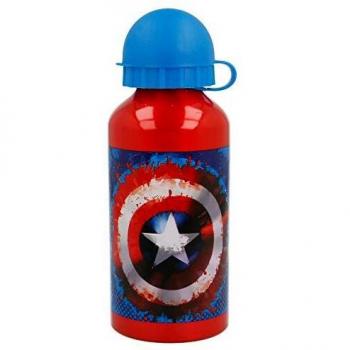 Botella aluminio Capitán América 400 ml