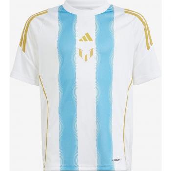 Camiseta de fútbol Adidas Messi Infantil Blanco