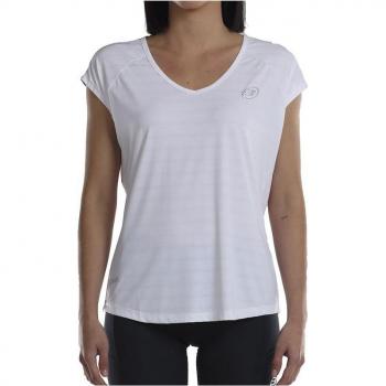 Camiseta de pádel Bullpadel Usier blanco para mujer