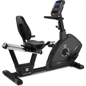 BH Fitness - Bicicleta reclinada semi-profesional i.TFR H650BI con características de diseño ergonómico, doble sistema de resistencia, pantalla LCD multifuncional, sillín ajustable y envío gratis, montaje profesional opcional