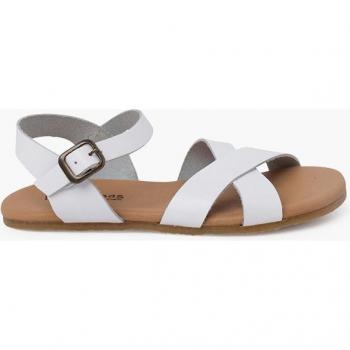 Sandalias abiertas de niña cruzadas de napa blanditas