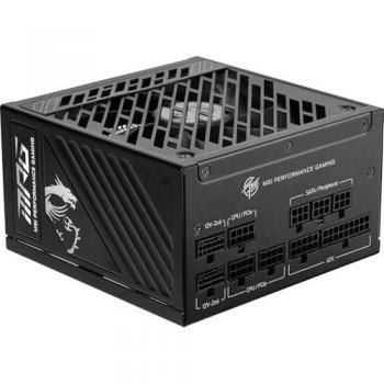 MSI MPG A850GS PCIe 5.0 850W ATX Power Supply Unit - 80 Plus Gold, Fully Modular, Black