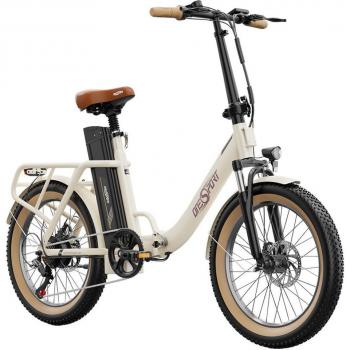 Bicicleta eléctrica ONESPORT OT16 con neumáticos de 20*3.0 pulgadas, batería de 48V 17Ah, velocidad máxima de 25km/h, 3
