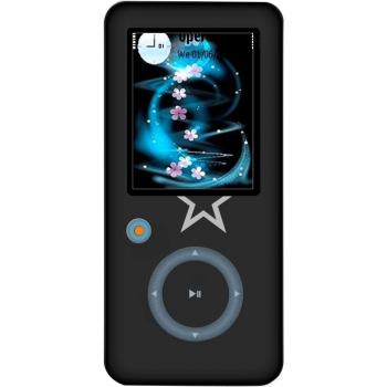 Irradia 1.8'' mp4 fm 8gb sd reg.vocale negro
