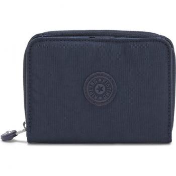 Cartera pequeña antirrobo Kipling en azul marino con monedero exterior
