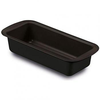 Guardini, Gardenia, Molde para Plumcake, 25x11cm. Material: Acero con Revestimiento Antiadherente, Color Negro.