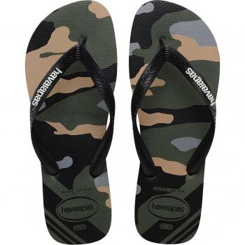 Havaianas Top Camu Men's Flip Flops - Green Olive & Black - UK 8 (EU 41/42)