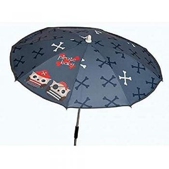 Babyline Piratas - Sombrilla de silla, unisex, color gris