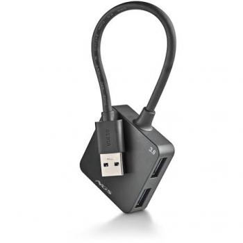 Hub USB 3.0 Compacto NGS IHUB 4 Puertos, Transferencia de hasta 5 Gbps, Compatible con USB 2.0/1.1, Plug & Play, sin Alimentación Externa