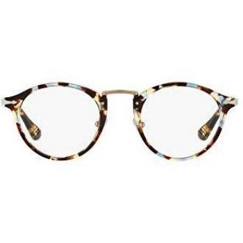 Persol 0PO3167V, Monturas de Gafas para Hombre, Havana Azure Brown, 49