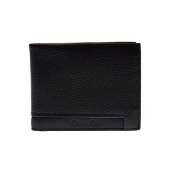CALVIN KLEIN carteras hombre K50K503344 001 LARS + Slimfold NEGRO 6 CC UNICA Nero