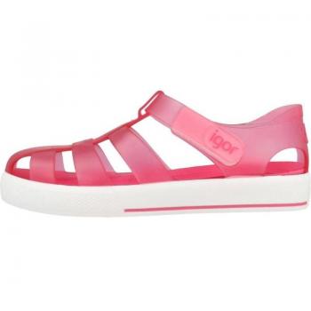 Chanclas de Niña Igor S10171 Rosa - Playa y Piscina, color rosa