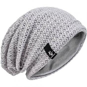 Hombre Gorro de Punto Slouch Beanie Knit Invierno Verano Hat