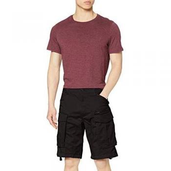 G-Star RAW Men's Rovic Zip Relaxed Cargo Shorts, Black, Size 28