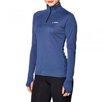 adidas W Tracero 1/2Ls Camiseta de Manga Larga, Mujer, indtec, 34
