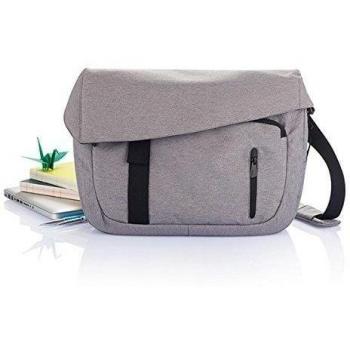 XD Design Osaka Bandolera para Portátil, Color Gris