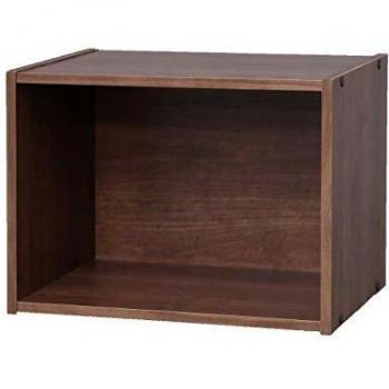 Marca Amazon - Movian Estantería 1 compartimento de madera MDF, Marrón, 41.5 x 29 x 30.5 cm, Marrón