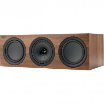 Altavoz central KEF Q650c Nuez - Altavoz de gama alta para home cinema con tecnología Uni-Q