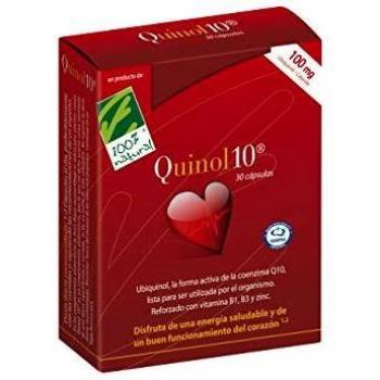 100% Natural Quinol10 Ubiquinol Complemento Alimenticio 100 mg -30 cápsulas
