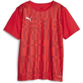 Camiseta de fútbol Puma Individual Rise Graphic Infantil Rojo