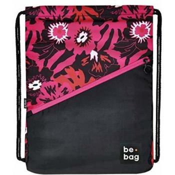 Mochila Bombonera Poliéster be.daily Rosa y Negro Verano