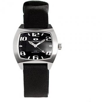 Time Force Unisex Analog Quartz Watch with Black Nylon Strap (31 mm)