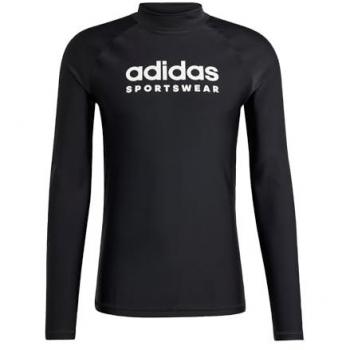 Playera de Natación Adidas Rashguard de Manga Larga In1610 para Hombre - Color Negro