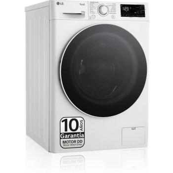 LG F4DR5509A0W Lavasecadora Inteligente AI Direct Drive de Carga Frontal 9Kg Lavado/6Kg Secado 1400 RPM Blanca