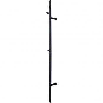 Radiador Toallero Eléctrico Esip de Pared, Calentador de Toallas con 3 Ganchos, Fabricado en Acero Inoxidable 304, Potencia de 30W, Color Negro