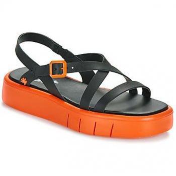 Sandalias de piel Art 1853 negro para mujer