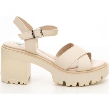 Sandalias Mustang MTNG 53403 Moda Joven Crema Beige