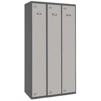 Taquilla SIMONLOCKER PROF. MON. SINGLE 3/3 300 (900) AN/GR - 1800x900x500 mm, Metálica, Antracita/Gris