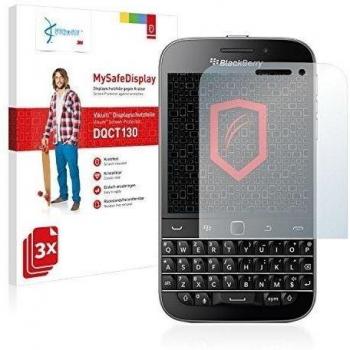 3x Vikuiti MySafeDisplay Protector de Pantalla DQCT130 de 3M para Blackberry Classic Q20